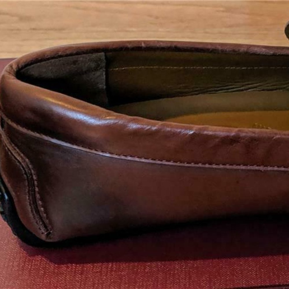 Men's Bally "Piveo" Leather Loafers/Drivers - Picture 3 of 6